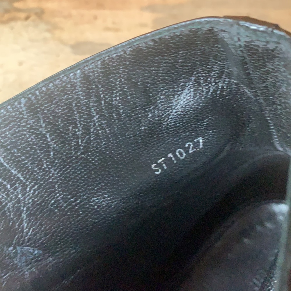 LOUIS VUITTON Patent Leather Laced Boots Dress shoes - size 8 1/2 - Picture 10 of 12